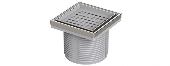 10×10 15×15 Krom Çerçeve ve Izgara Rlit Seramik Uyumlu